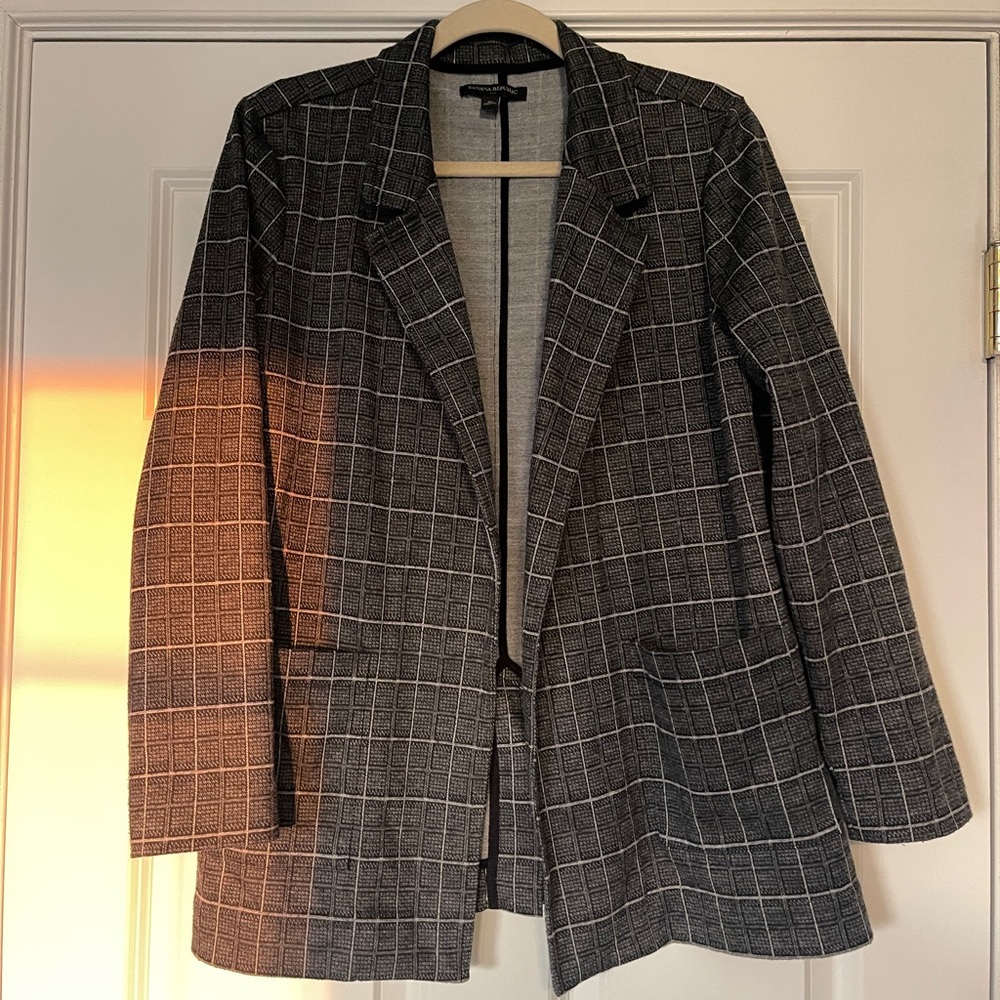 Banana Republic Plaid Blazer